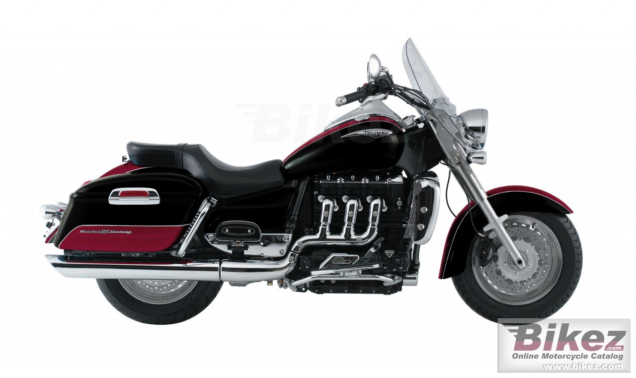 Big Triumph rocket iii touring picture and wallpaper from Bikez.com